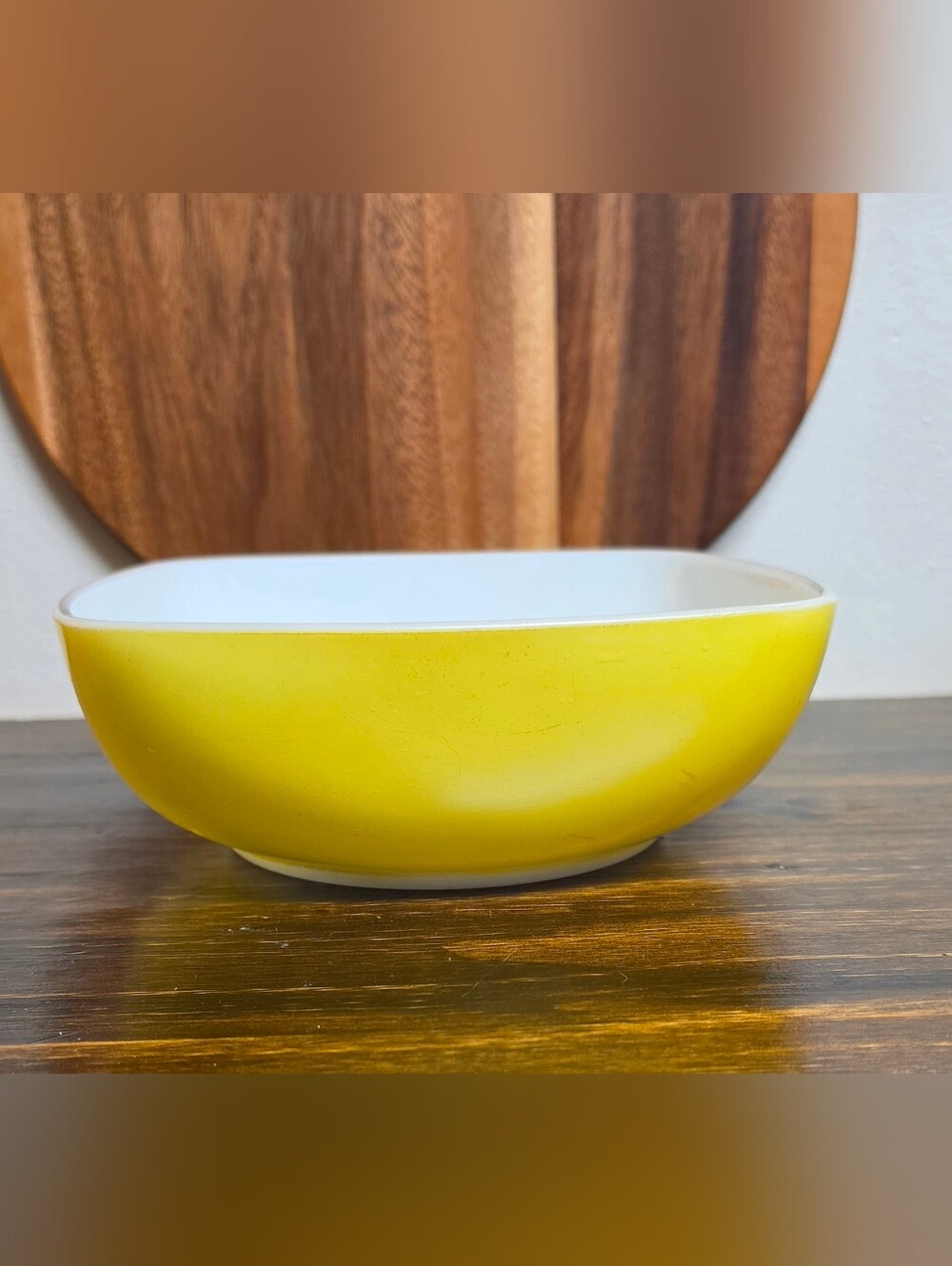 Vintage Yellow Pyrex Sqaure Dish